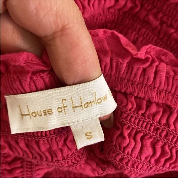 House of Harlow Elegant Pink cotton Ruffled skirt set ( 2 pc) - Picture 7 of 8